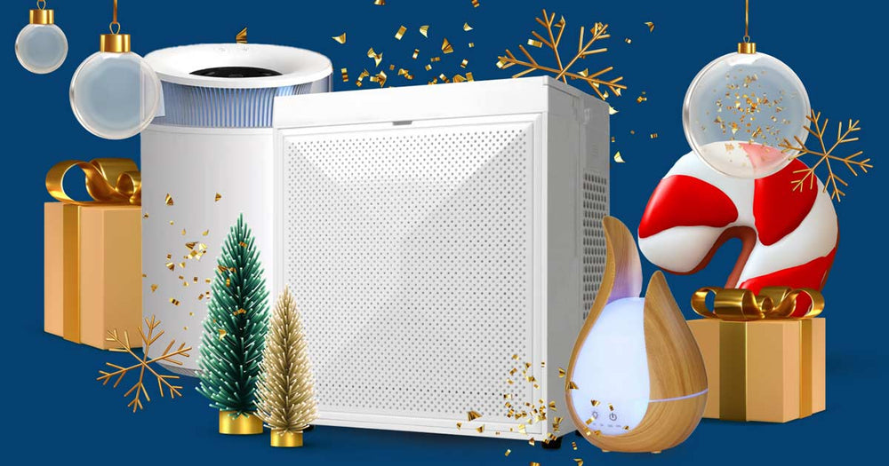 festive image of Air Oasis iAdaptair Small, Cool Mist Humidifier and Oil Diffusers
