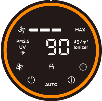 air quality monitor 90 particles