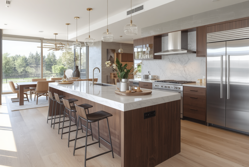 How cooking in an open-concept home affects your whole house air quality — and what you can do about it.