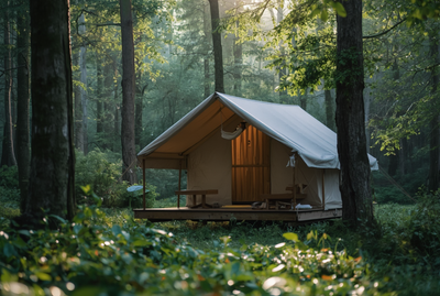 Yes — with the right setup. Here's what to know about using an air purifier in a tent cabin.