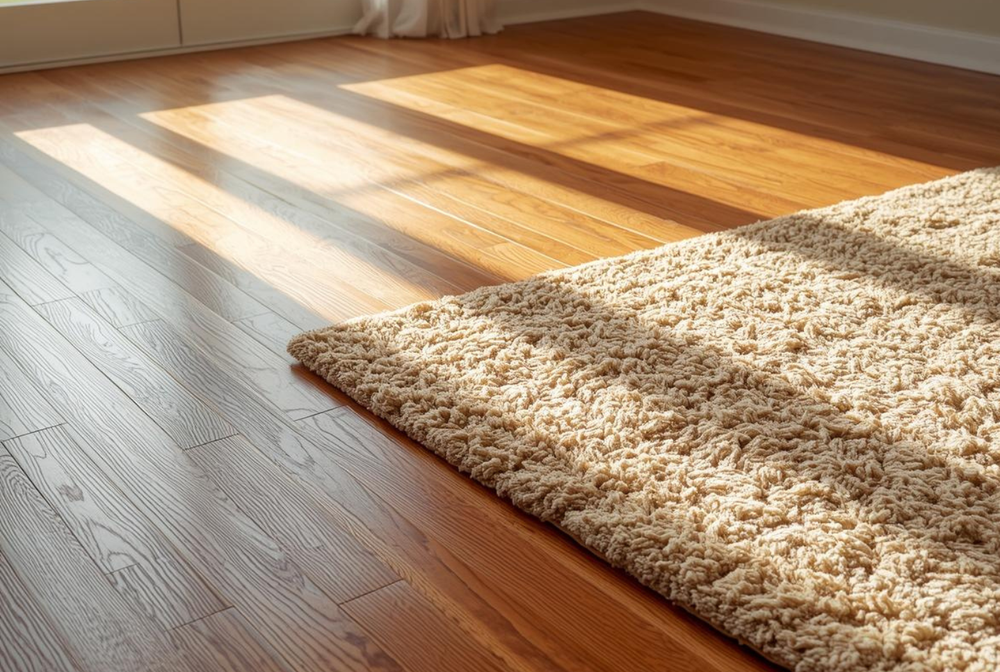 Carpeted floors harbor significantly more dust mites and allergens than hardwood causing worse allergy symptoms.
