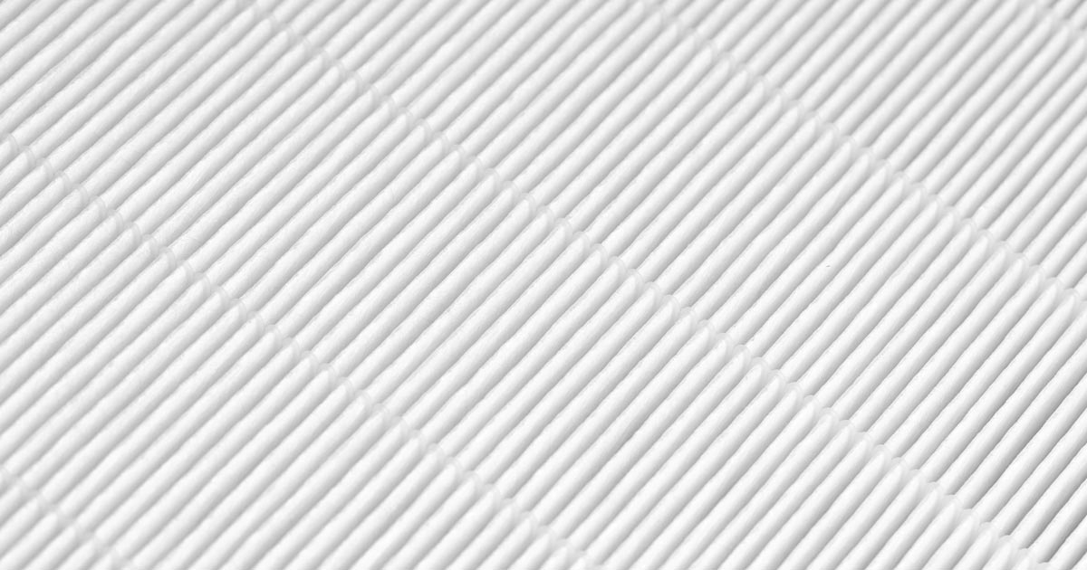 close-up image of a HEPA filter