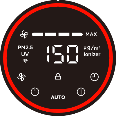 air quality monitor 150 particles