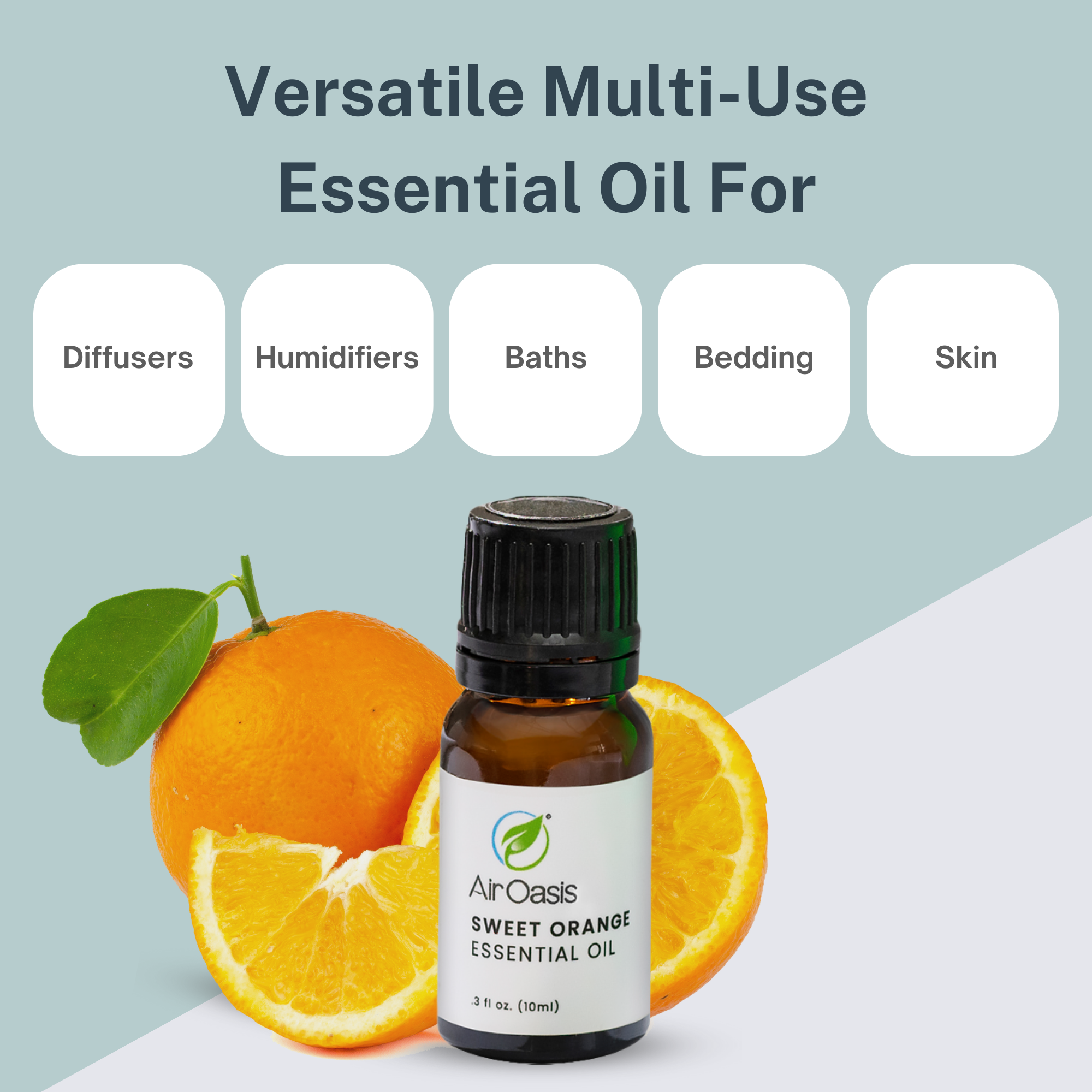 Sweet Orange Essential Oil, Uses, Benefits & Blends