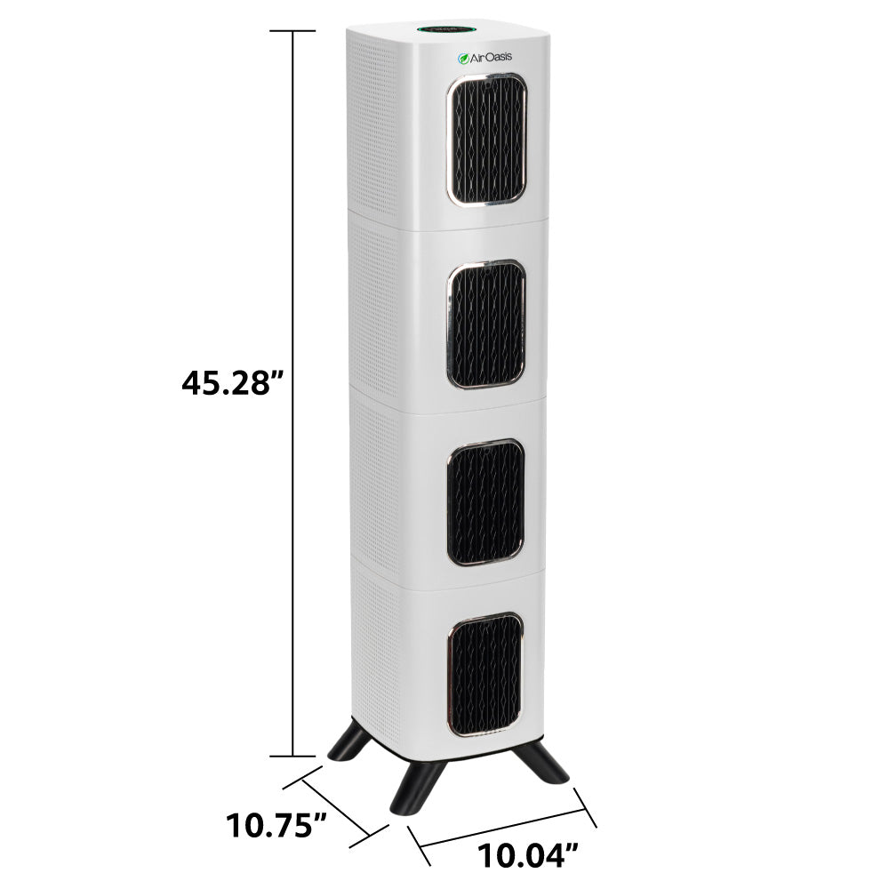 Pro iAdaptAir purifier dimensions
