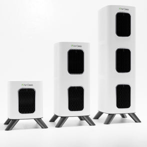 1 small air purifier, 1 medium air purifier and 1 large air purifier in a bundle