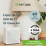 250 sq ft air purifier with 2 year warranty