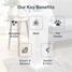 reduces allergens, dust, dander, mold, mycotoxins, viruses, bacteria, smoke and VOCs