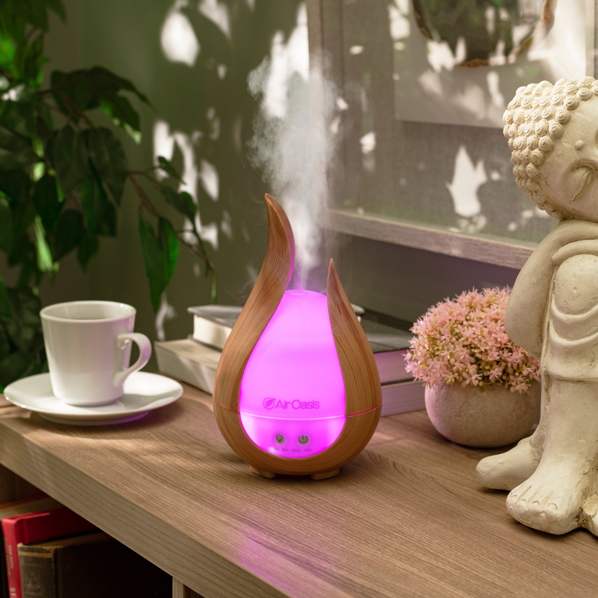 Essential Oil Diffuser & Humidifier Light Wood